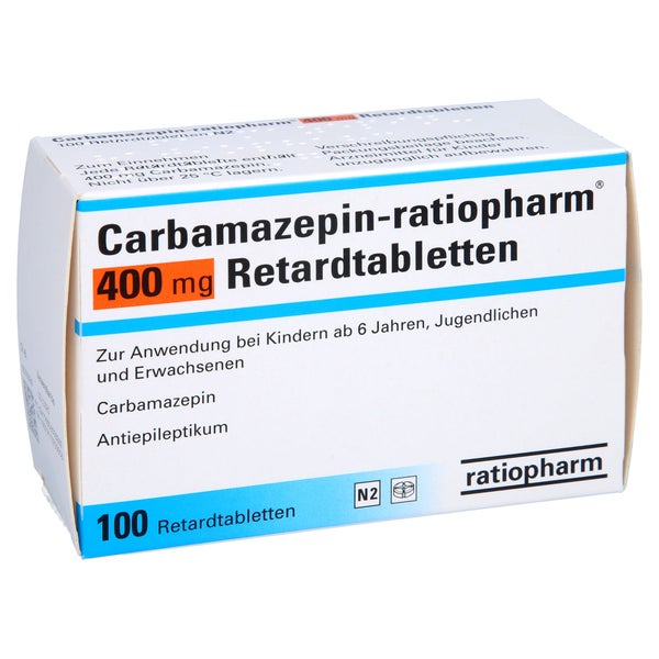 CARBAMAZEPIN-ratiopharm 400 mg Retardtabletten 100 St