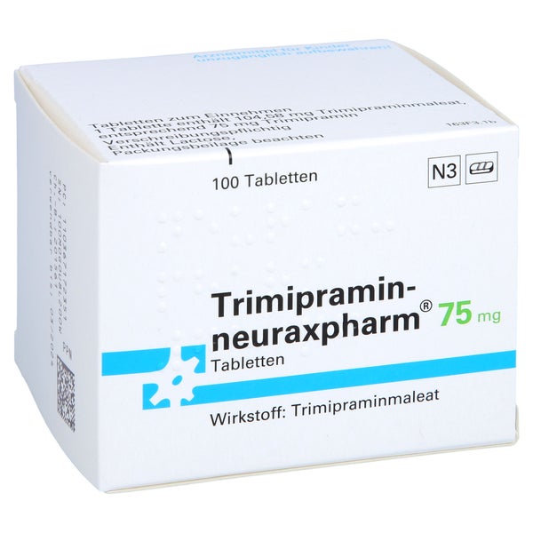 Trimipramin-neuraxpharm 75 mg Tabletten 100 St