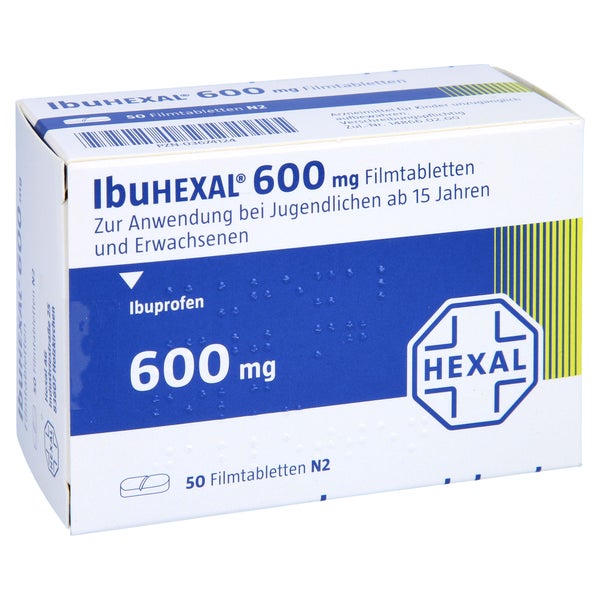 Ibuhexal 600 Filmtabletten 50 St