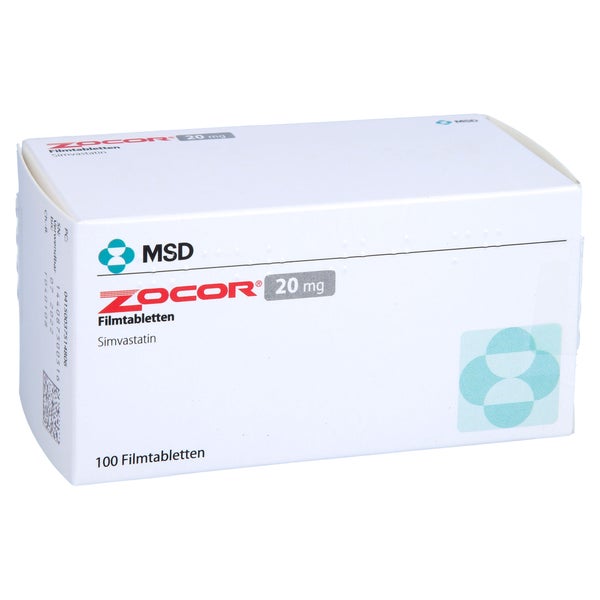 Zocor 20 mg Filmtabletten 100 St