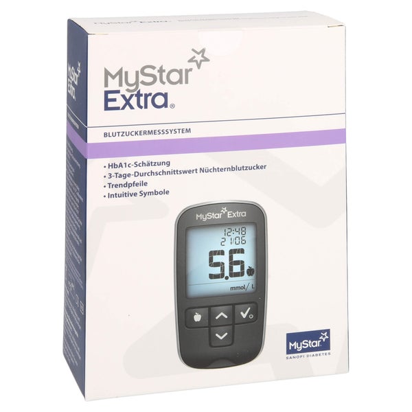 Mystar Extra Blutzuckermessgerät Set mmo 1 St