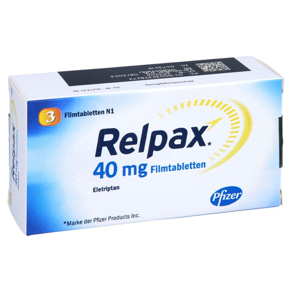 Relpax 40 mg Filmtabletten 3 St