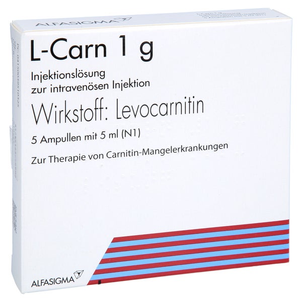 L-carn 1 g Injektionslösung Ampullen 5X5 ml