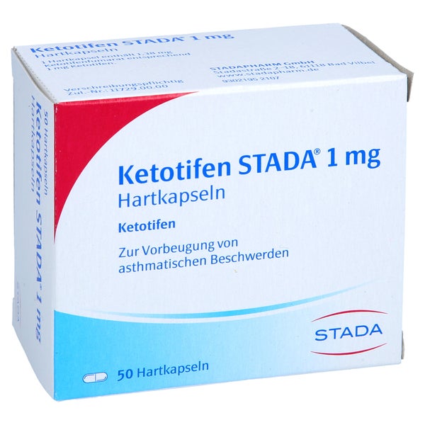 Ketotifen Stada 1 mg Hartkapseln 50 St
