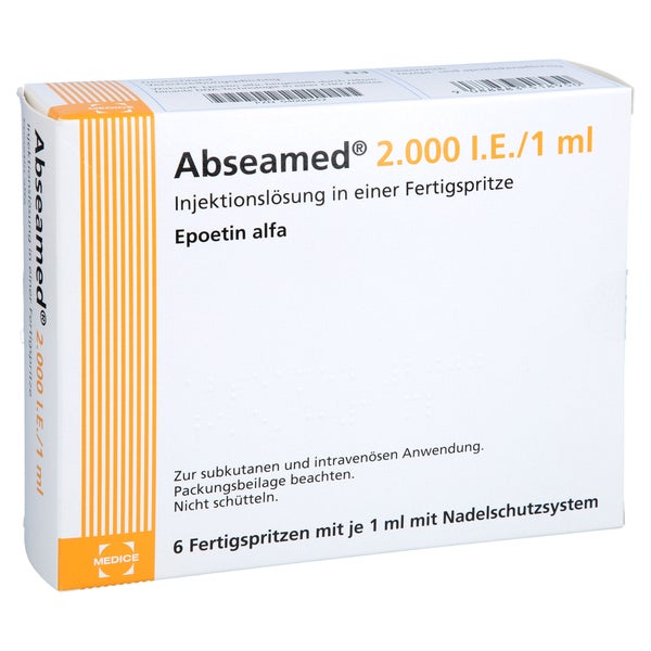 Abseamed 2.000 I.E./1 ml 6X1 ml