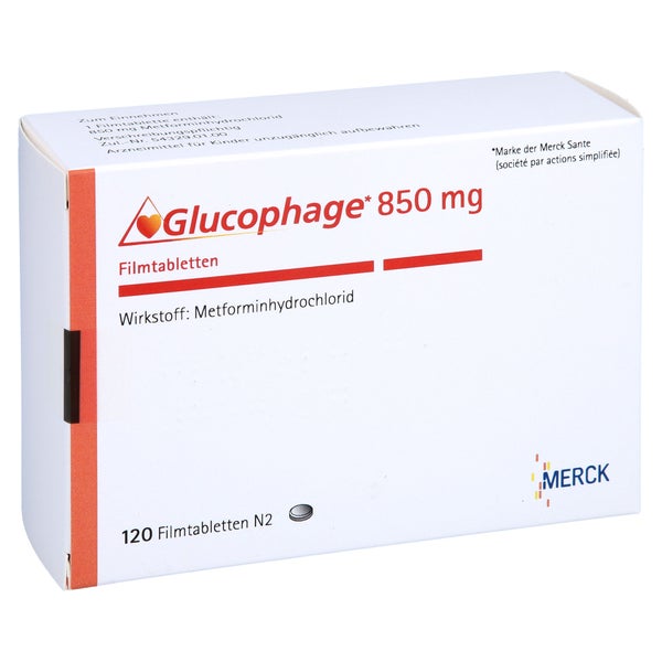 Glucophage 850 mg Filmtabletten 120 St