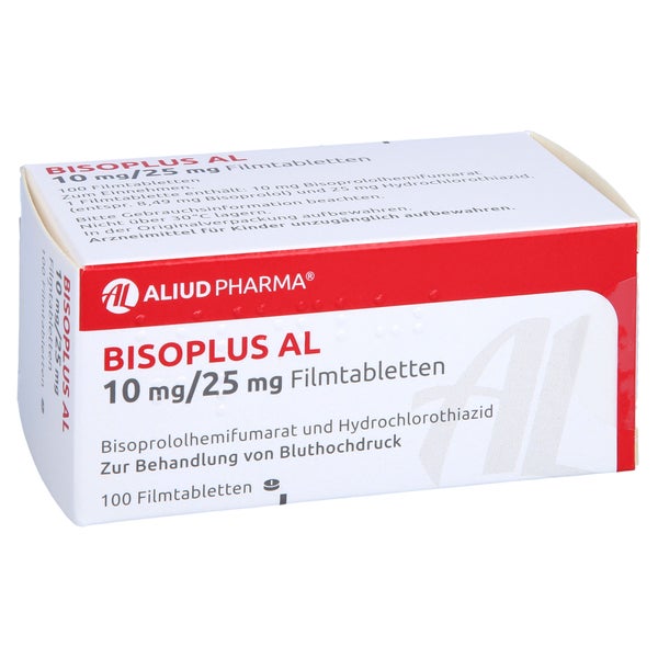 Bisoplus AL 10 mg/25 mg Filmtabletten 100 St
