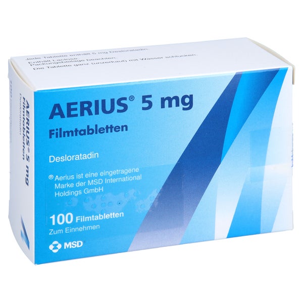Aerius 5 mg Filmtabletten 100 St
