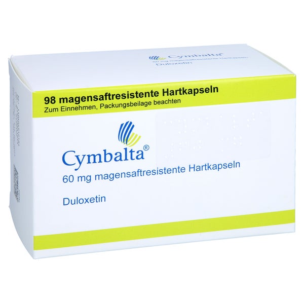 CYMBALTA 60 mg magensaftresistente Hartkapseln 98 St