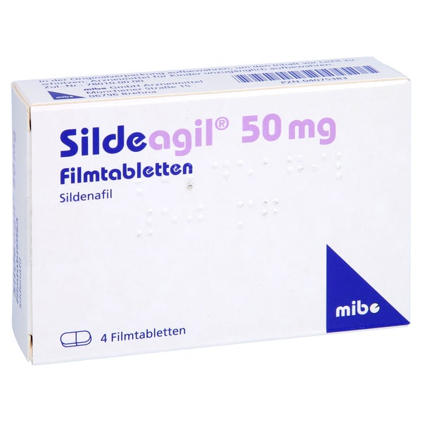 Sildeagil 50 mg Filmtabletten 4 St