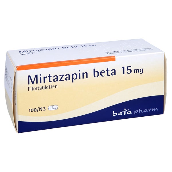 Mirtazapin beta 15 mg Filmtabletten 100 St