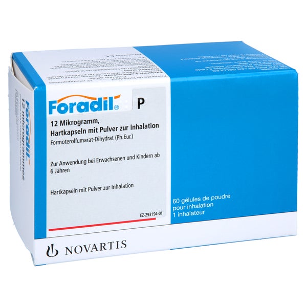 FORADIL P + 1 Inhalator Hartkaps.m.Plv.z.Inhal. 60 St