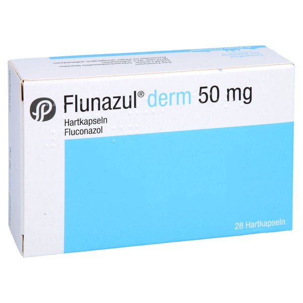 Flunazul derm 50 mg Hartkapseln 28 St