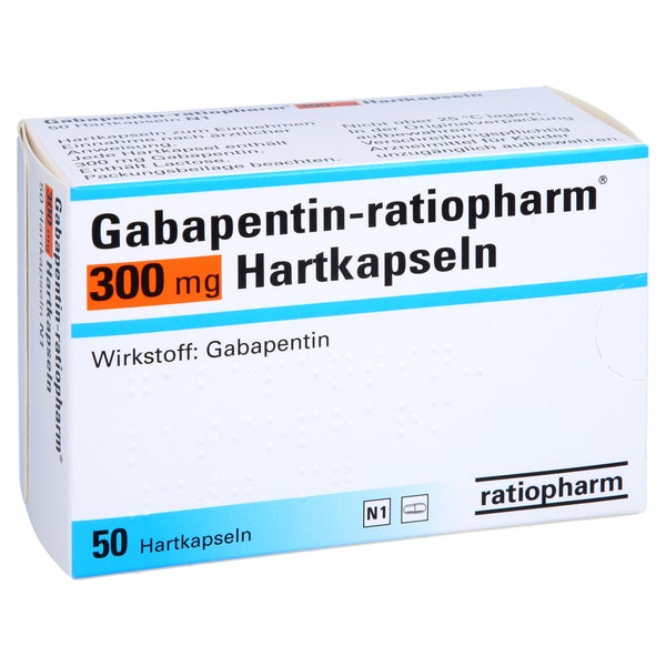 GABAPENTIN-ratiopharm 300 mg Hartkapseln 50 St