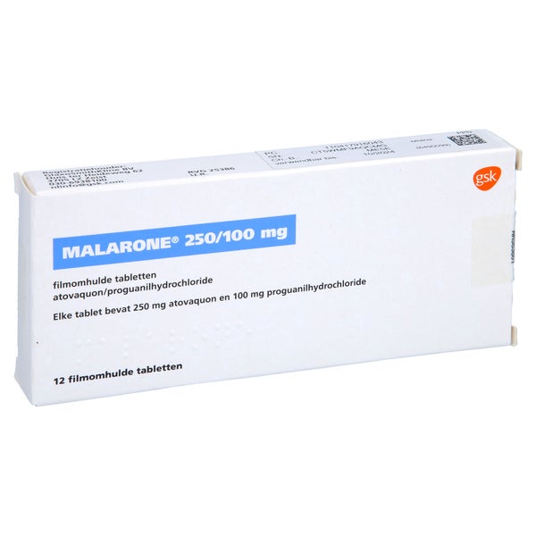 Malarone 250 Mg/100 mg Filmtabletten 12 St