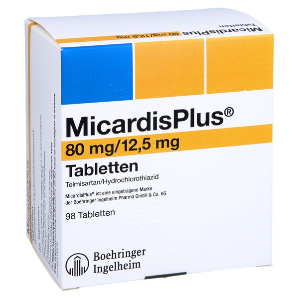 Micardisplus 80 Mg/12,5 mg Tabletten 98 St