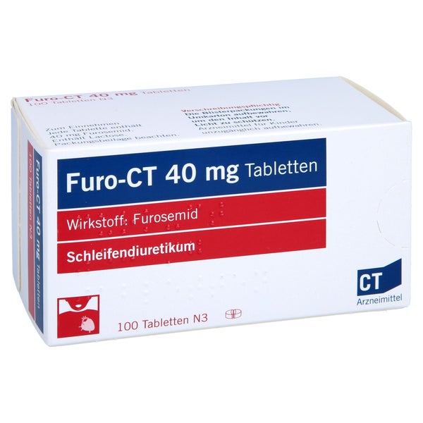 Furo-ct 40 mg Tabletten 100 St
