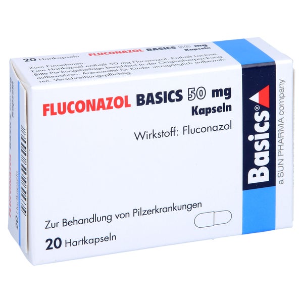 Fluconazol Basics 50 mg Hartkapseln 20 St