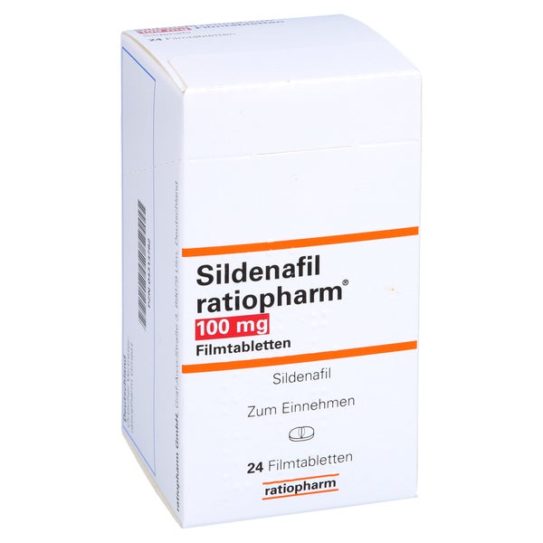 SILDENAFIL ratiopharm 100 mg Filmtabletten 24 St