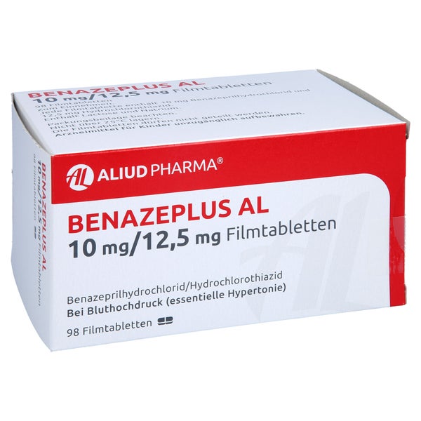 BENAZEPLUS AL 10 mg/12,5 mg Filmtabletten 98 St