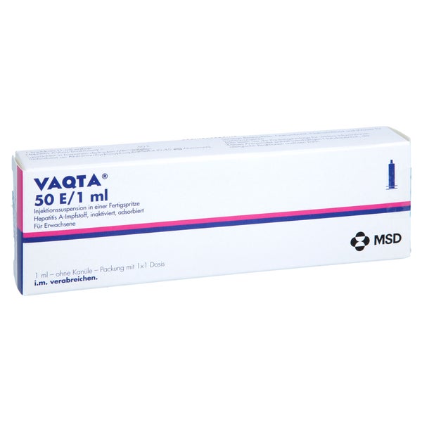 VAQTA 50 E/1 ml Injektionssuspension Fertigspr. 1 ml