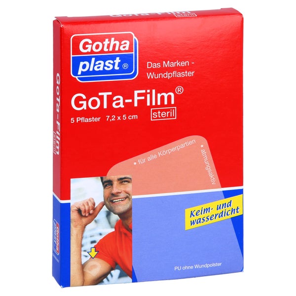 GOTA FILM Steril 5x7,2 cm Pflaster 5 St
