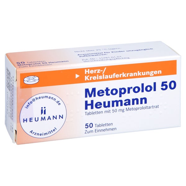 Metoprolol 50 Heumann Tabletten 50 St