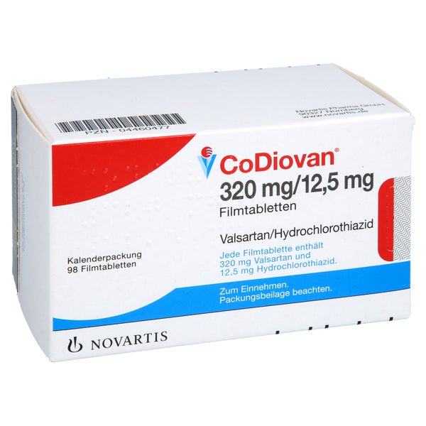 Codiovan 320 Mg/12,5 mg Filmtabletten 98 St
