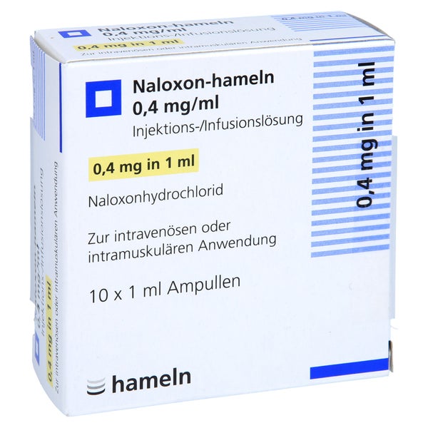 NALOXON-hameln 0,4 mg/ml Injektionslösung Ampullen 10X1 ml