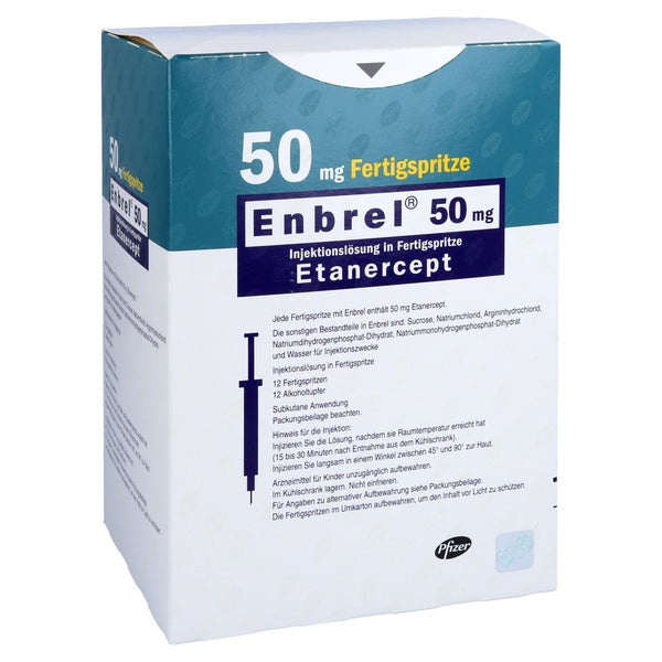Enbrel 50 mg Inj.-Lsg.i.e.Fertigspritze 12 St