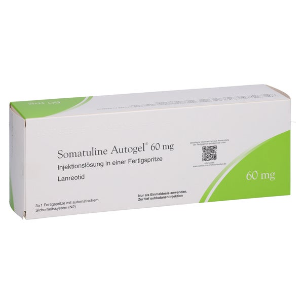 SOMATULINE Autogel 60 mg Inj.-Lsg.i.e.Fertigspr. 3 St