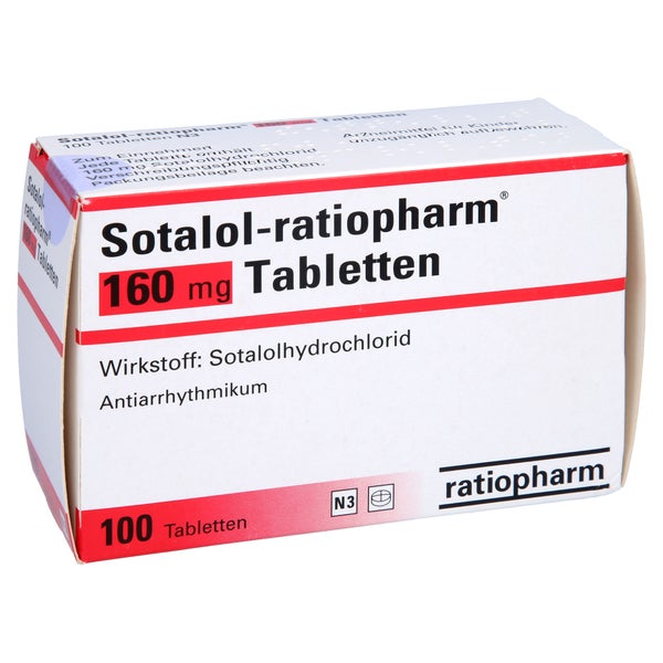 Sotalol-ratiopharm 160 mg Tabletten 100 St