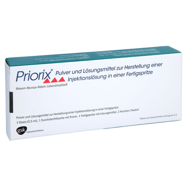 PRIORIX Masern Mumps Röteln P.u.LM H.Inj.L.i.e.FS. 1 St
