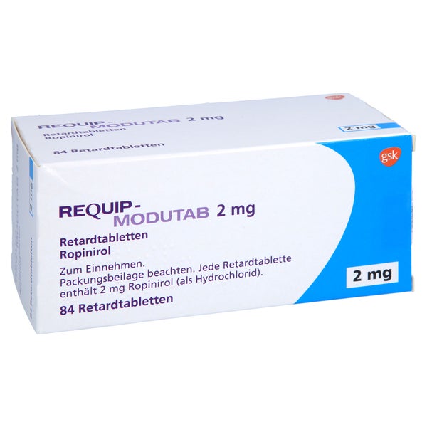 Requip-modutab 2 mg Retardtabletten 84 St