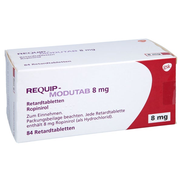 Requip-modutab 8 mg Retardtabletten 84 St