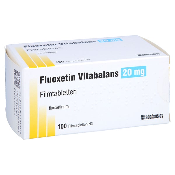 FLUOXETIN Vitabalans 20 mg Filmtabletten 100 St
