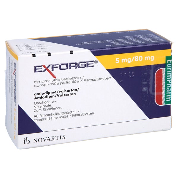 Exforge 5 Mg/80 mg Filmtabletten 98 St