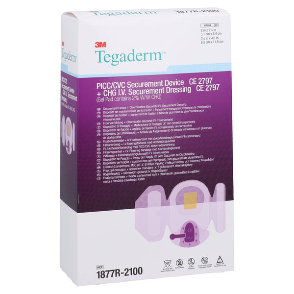 3M Picc/cvc Fixierplatte+tegaderm CHG 18 20 St