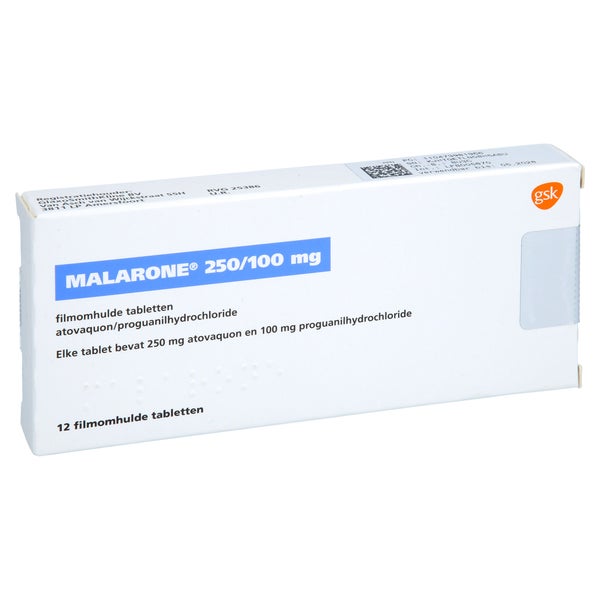 Malarone 250 Mg/100 mg Filmtabletten 12 St