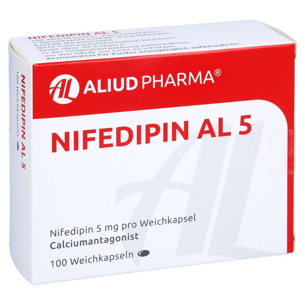 Nifedipin AL 5 Weichkapseln 100 St