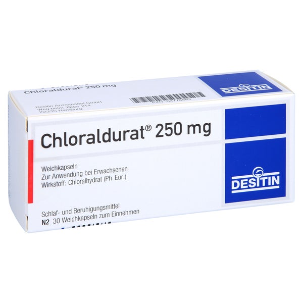 Chloraldurat 250 mg Weichkapseln 30 St