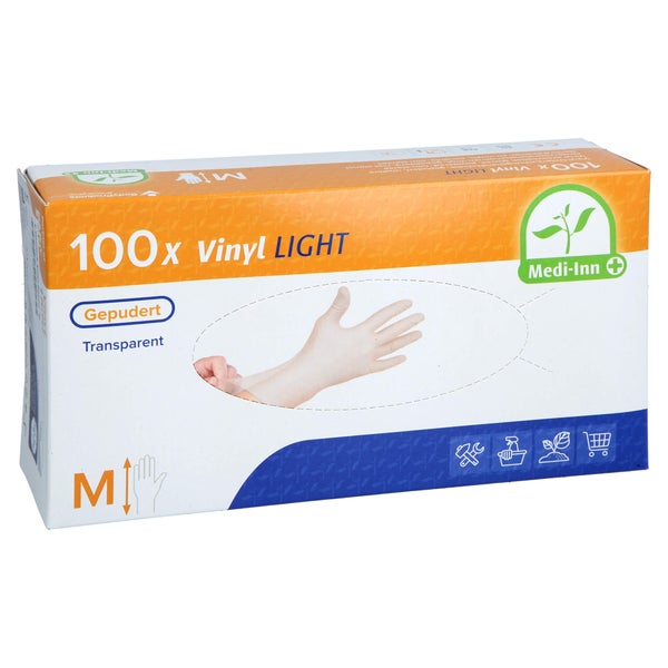 Handschuhe Einmal Vinyl gepudert M 100 St