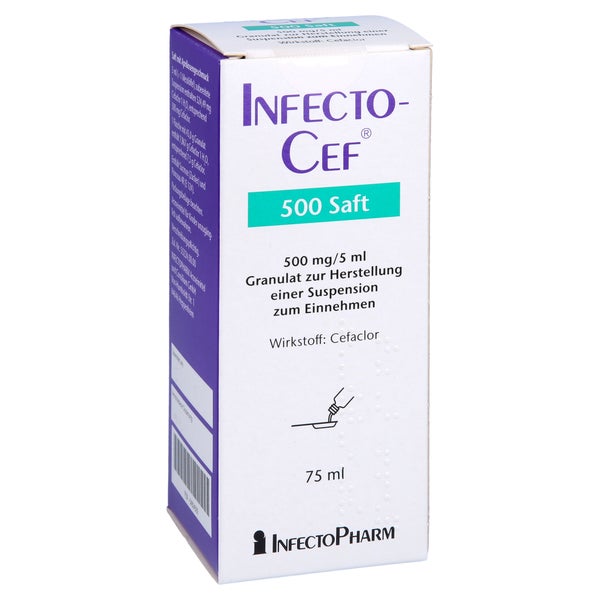 INFECTOCEF 500 Saft Gran.z.Herstell.e.Susp.z.Einn. 75 ml