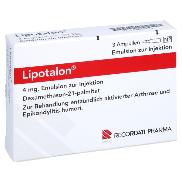 LIPOTALON 4 mg Emulsion zur Injektion Ampullen 3X1 ml