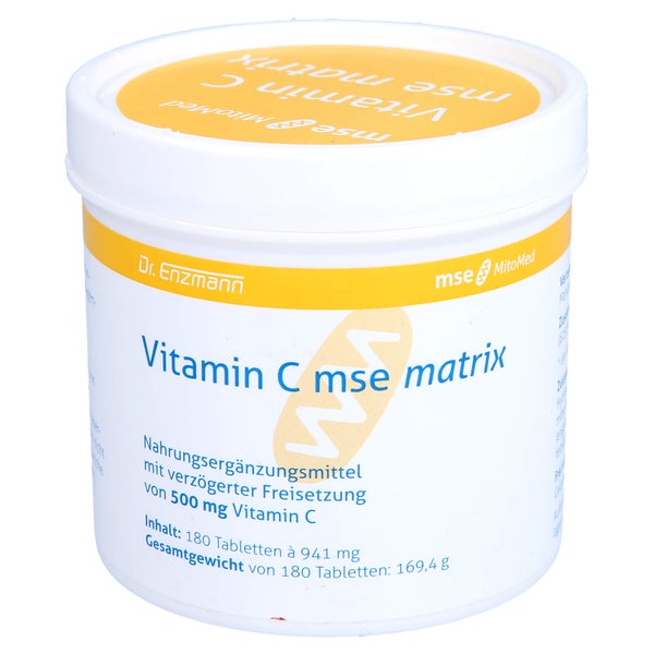 Vitamin C Matrix 500 mg MSE NEM Tablette 180 St
