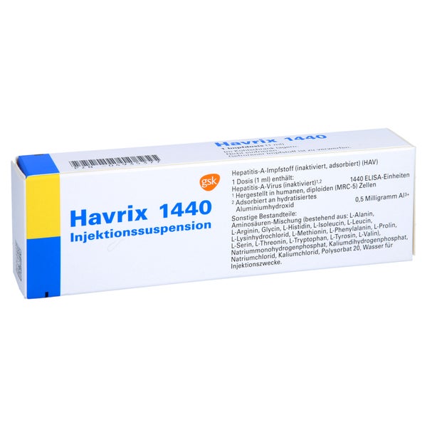 HAVRIX 1440 Impfdosis Inj.-Susp.i.e.Fertigspritze 1 St