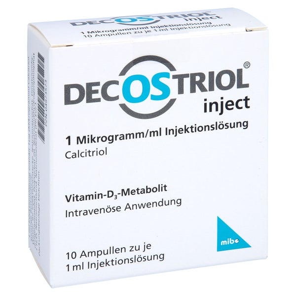 DECOSTRIOL inject 1 µg/ml Injektionslösung Amp. 10X1 ml