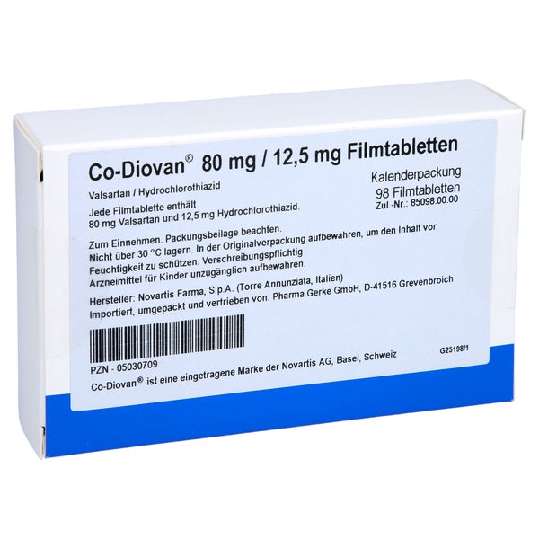Codiovan 80 Mg/12,5 mg Filmtabletten 98 St