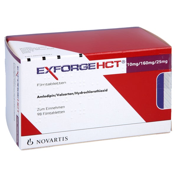 EXFORGE HCT 10 mg/160 mg/25 mg Filmtabletten 98 St
