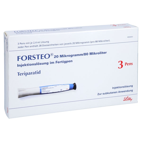 FORSTEO 20 µg/80 µl Inj.-Lsg.im Fertigpen 3 St